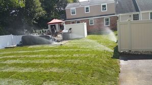 Residential Irrigation in Belmont, MA.