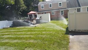 Residential Irrigation in Nutting Lake, MA.